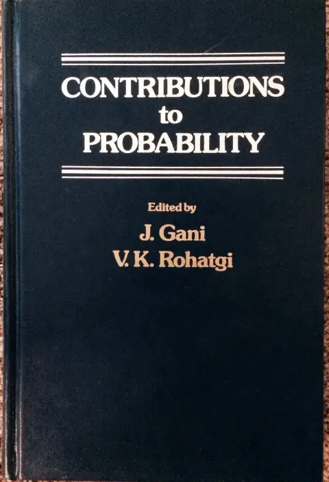 Cover of Contributions to Probability