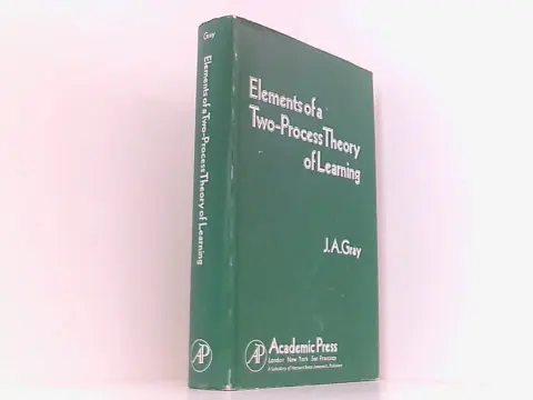 Cover of Elements of a Two-process Theory of Learning