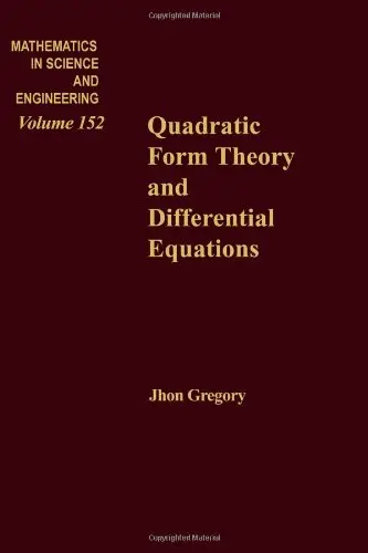 Cover of Quadratic Form Theory and Differential Equations