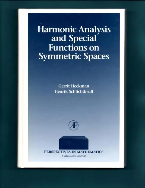 Cover of Harmonic Analysis and Special Functions on Symmetric Spaces