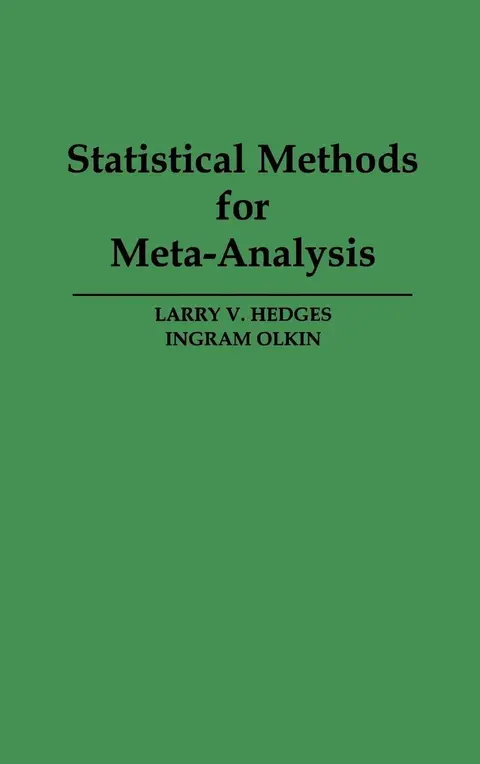 Cover of Statistical Methods for Meta-Analysis