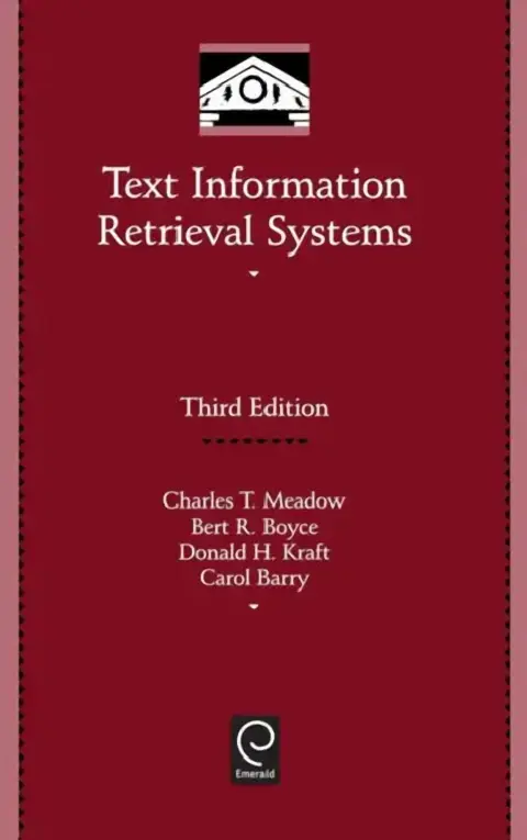 Cover of Text Information Retrieval Systems