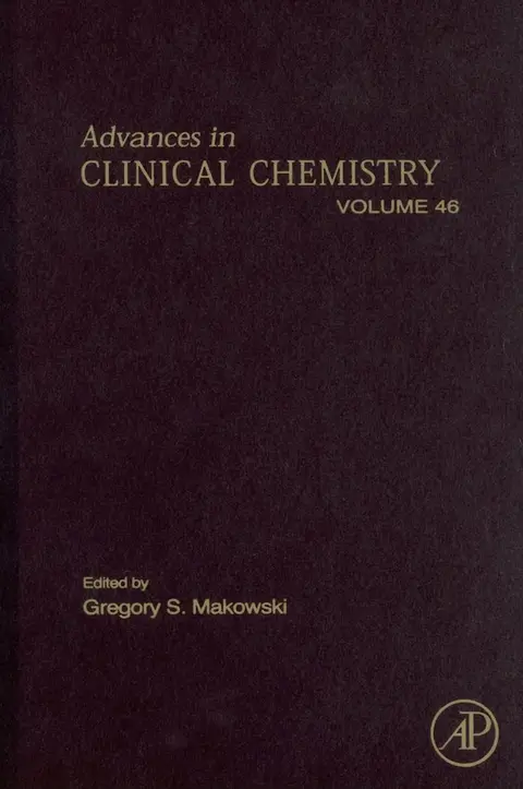 Cover of Advances in Clinical Chemistry