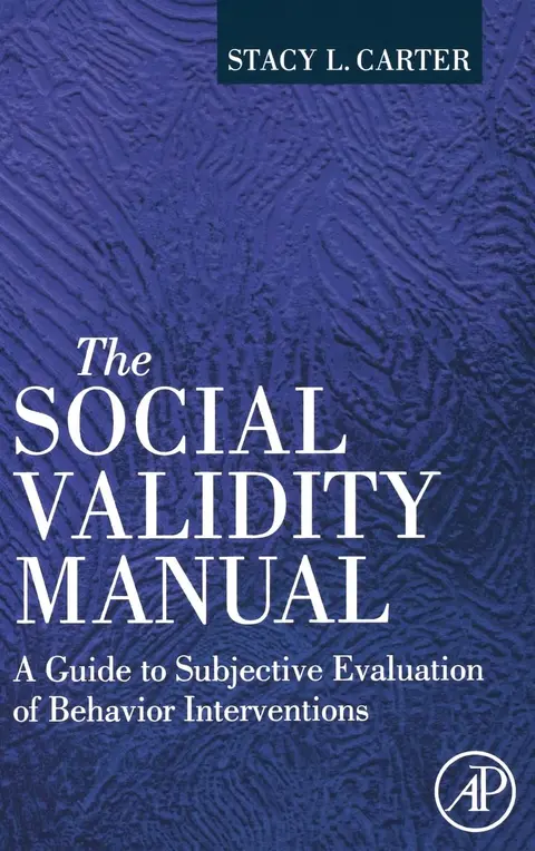 Cover of The Social Validity Manual