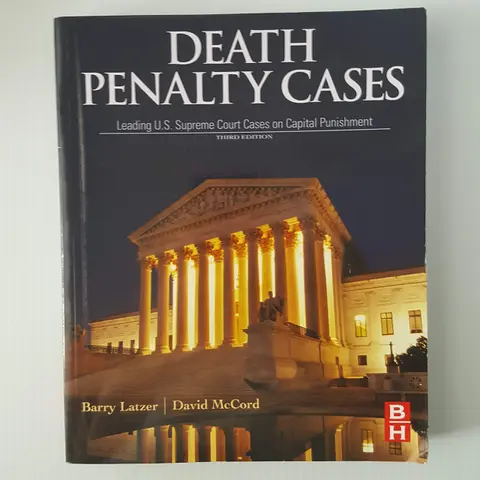 Cover of Death Penalty Cases