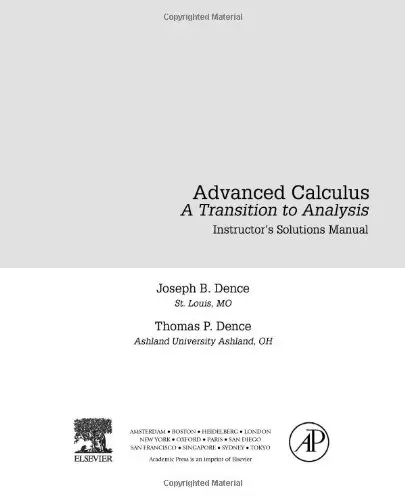Cover of Advanced Calculus