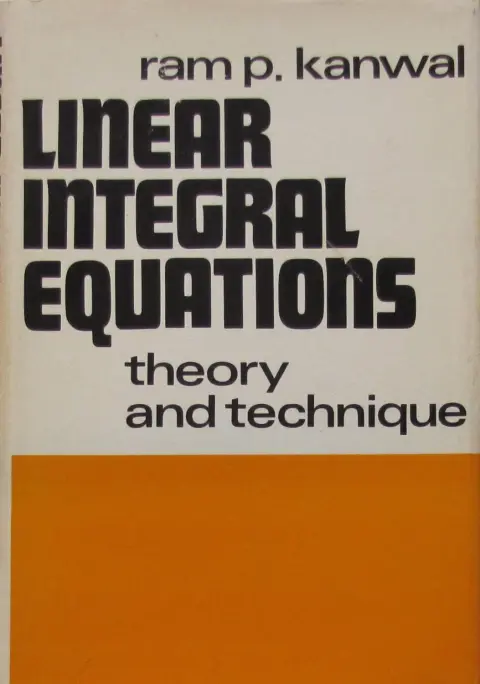 Cover of Linear Integral Equations