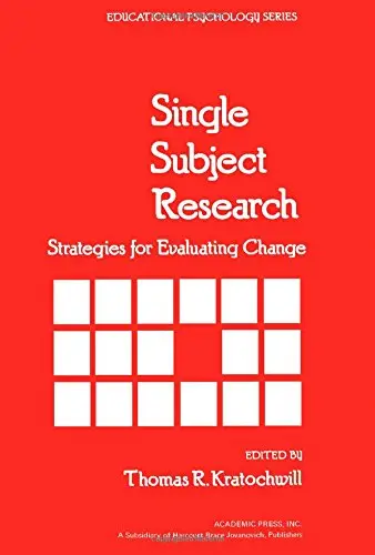 Cover of Single Subject Research