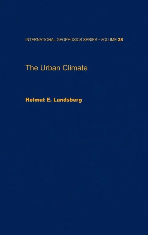 Cover of The Urban Climate