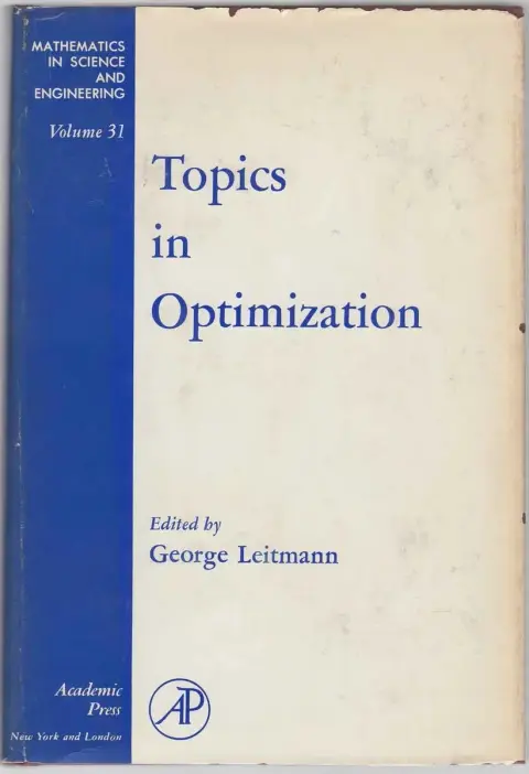 Cover of Topics in Optimization
