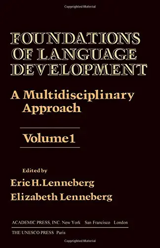 Cover of Foundations of Language Development