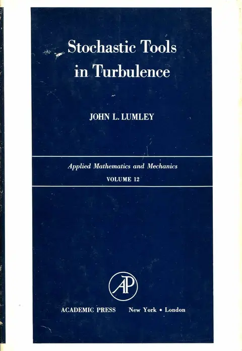 Cover of Stochastic Tools in Turbulence