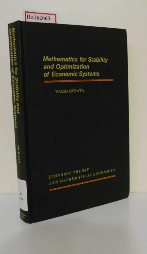 Cover of Mathematics for Stability and Optimization of Economic Systems