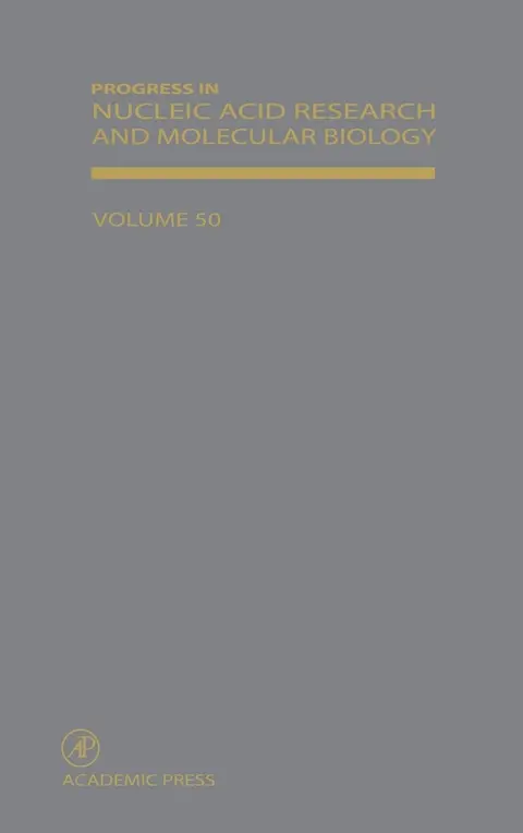 Cover of Progress in Nucleic Acid Research and Molecular Biology
