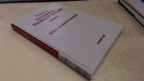 Cover of Progress in Experimental Personality Research
