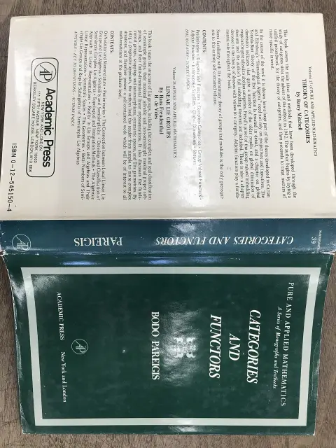 Cover of Categories and Functors