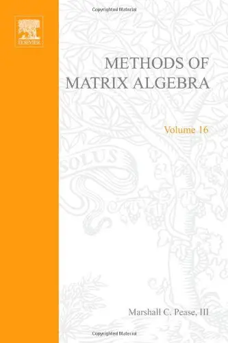 Cover of Methods of Matrix Algebra