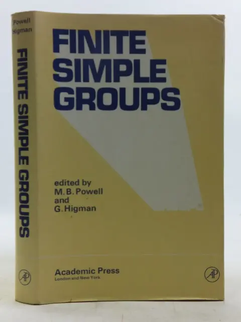 Cover of Finite Simple Groups