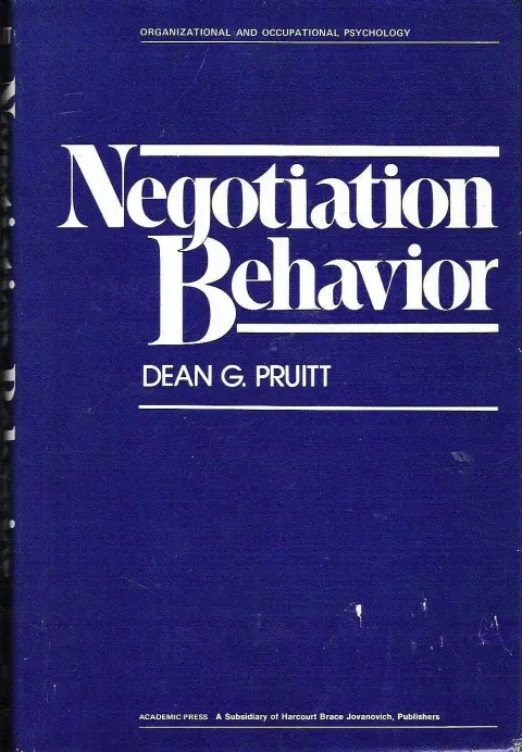 Cover of Negotiation Behaviour