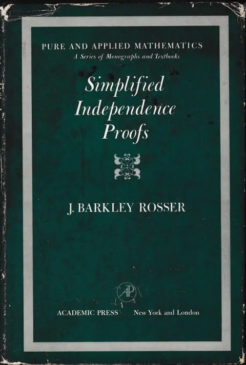 Cover of Simplified Independence Proofs