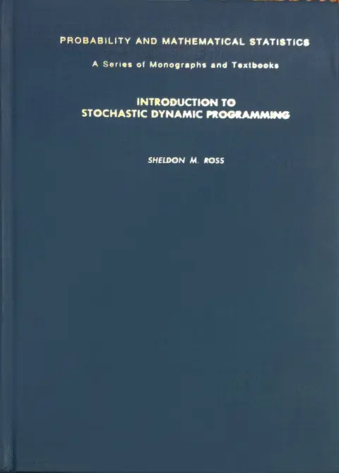 Cover of Introduction to Stochastic Dynamic Programming