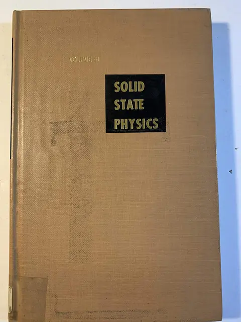 Cover of Solid State Physics