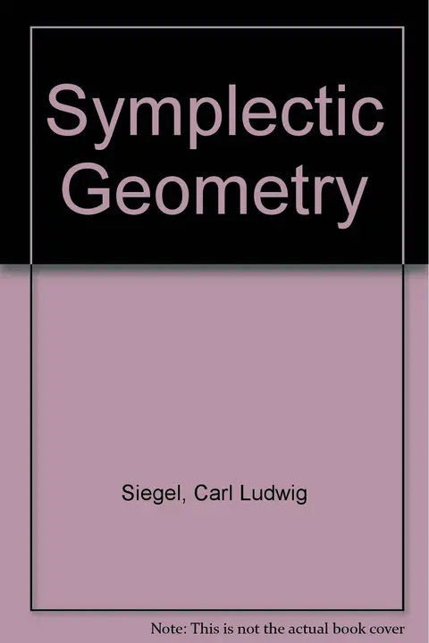 Cover of Symplectic Geometry
