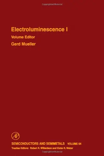 Cover of Electroluminescence
