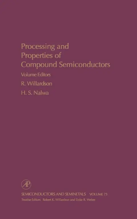 Cover of Processing and Properties of Compound Semiconductors