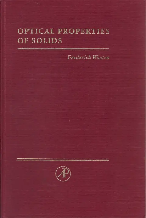Cover of Optical Properties of Solids
