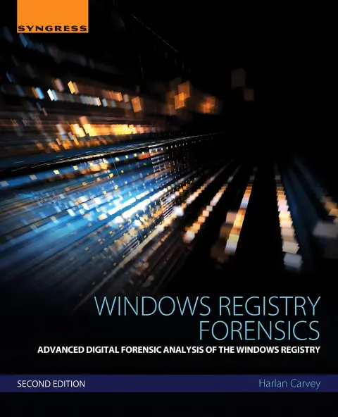 Cover of Windows Registry Forensics