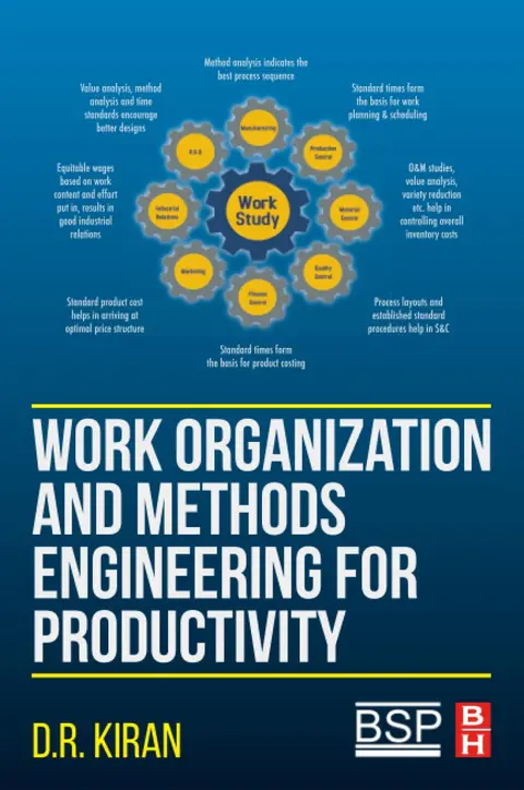 Cover of Work Organization and Methods Engineering for Productivity