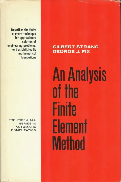 Cover of Analysis of the Finite Elements Method