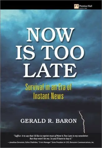 Cover of Now Is Too Late