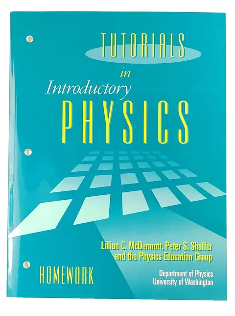 Cover of Tutorials in Introductory Physics