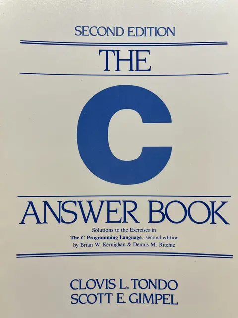 Cover of The C Answer Book