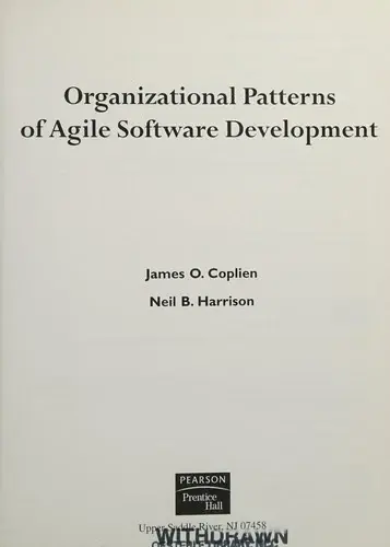 Cover of Organizational Patterns of Agile Software Development