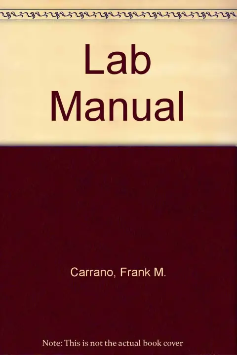Cover of Lab Manual
