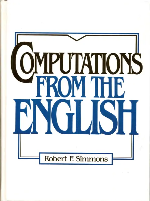 Cover of Computations from the English