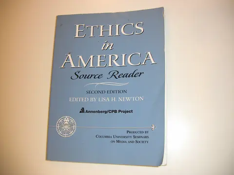 Cover of Ethics in America - Source Reader