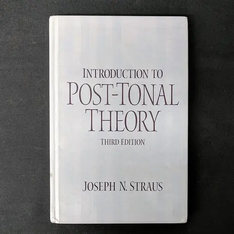 Cover of Introduction to Post-Tonal Theory