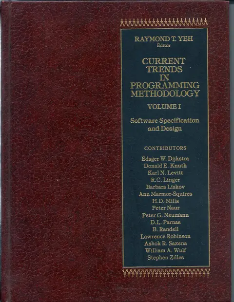 Cover of Current Trends in Programming Methodology