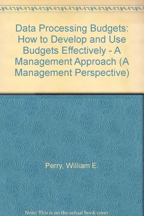 Cover of Data Processing Budgets