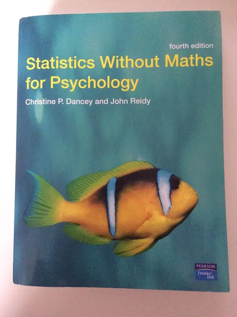 Cover of Statistics Without Maths for Psychology