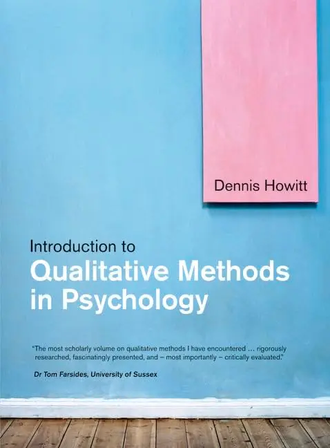 Cover of Introduction to Qualitative Methods in Psychology
