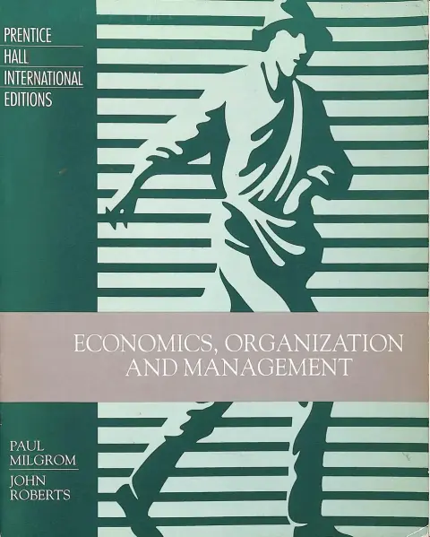 Cover of Economics, Organization and Management