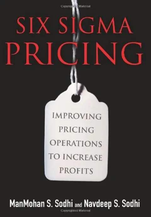 Cover of Six Sigma Pricing