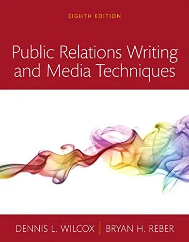 Cover of Public Relations Writing and Media Techniques