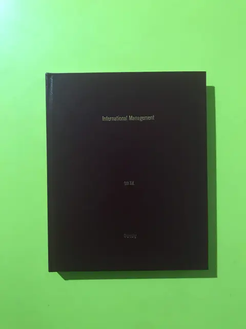 Cover of International Management