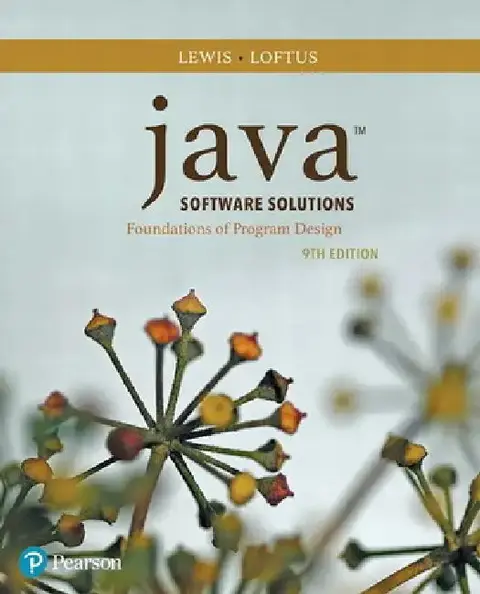 Cover of Java Software Solutions